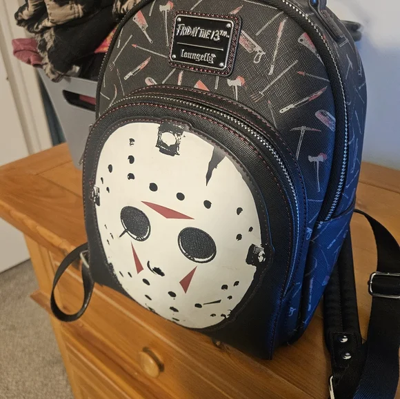 Loungefly Black Friday the 13th Backpack - Picture 2 of 9